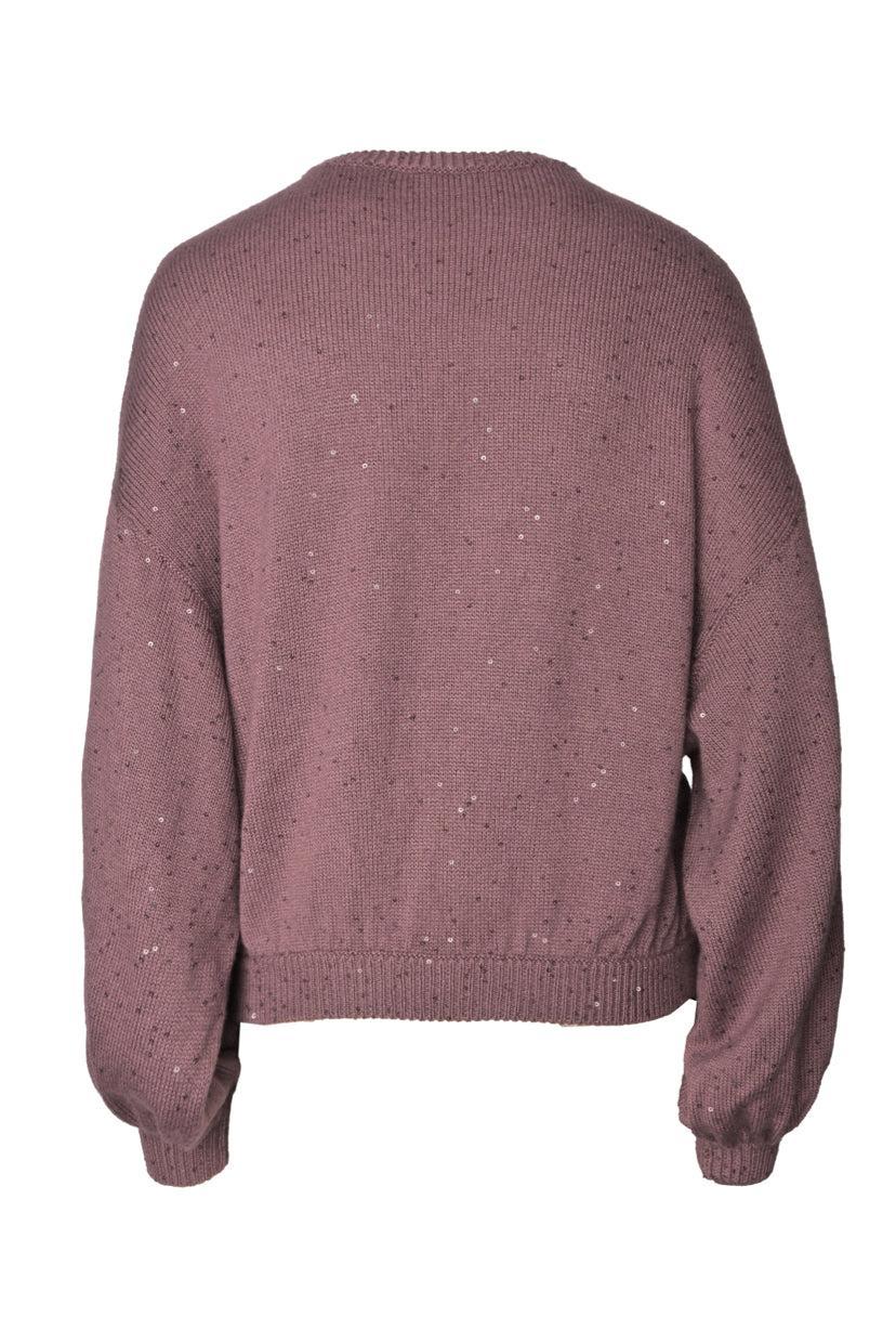 Brunello Cucinelli Size XS Sequin Cashmere & Silk Blend Sweater