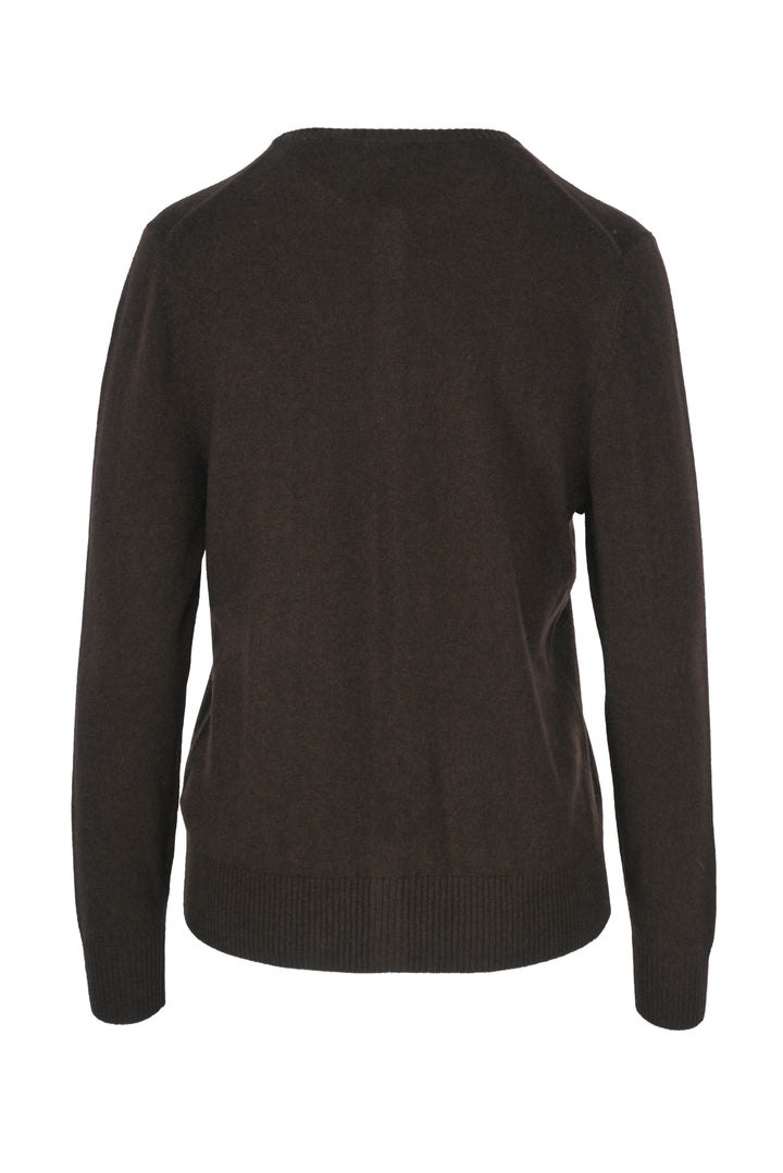 Black Goat Size L Round Neck Cardigan