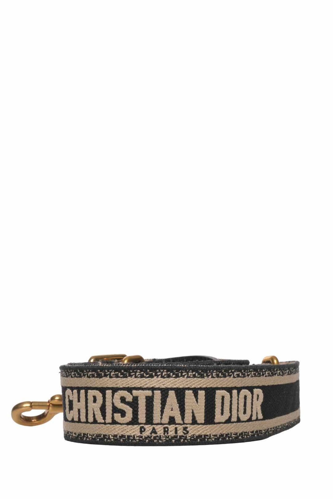 Christian Dior Paris Embroidery Adjustable Shoulder Strap