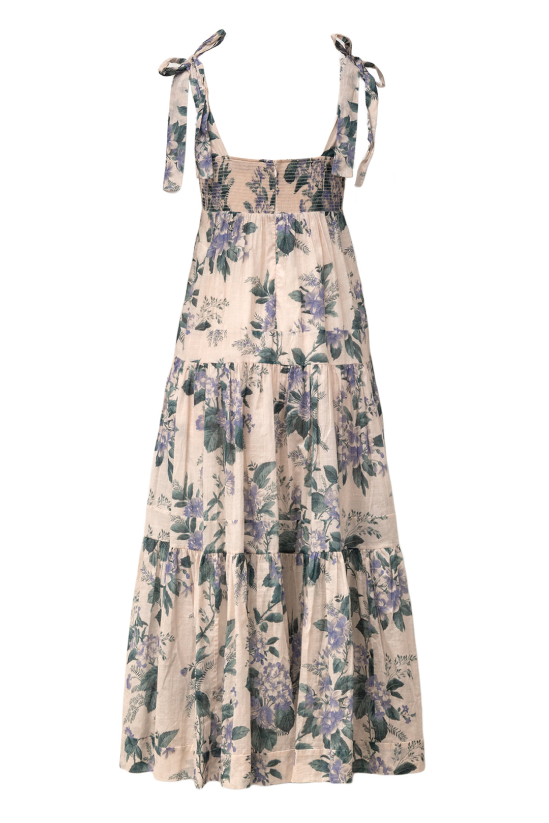 Zimmermann Size 2 Cassie Tie Shoulder Floral Dress