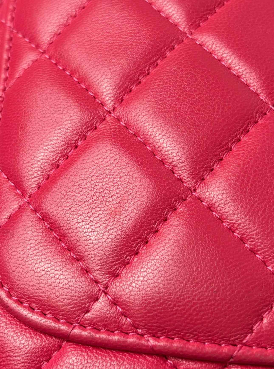 Chanel Quilted Lambskin O Case Clutch