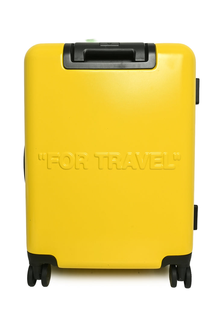 Off White Arrow Trolley Suitcase