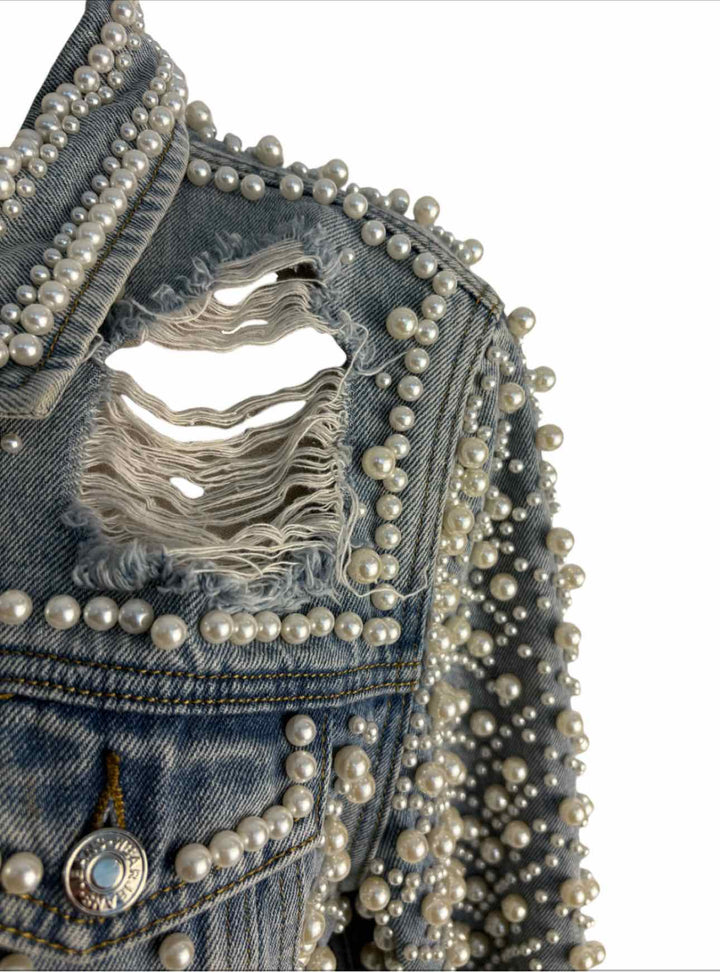SETA Sugar Pearl Size S Beaded Jacket