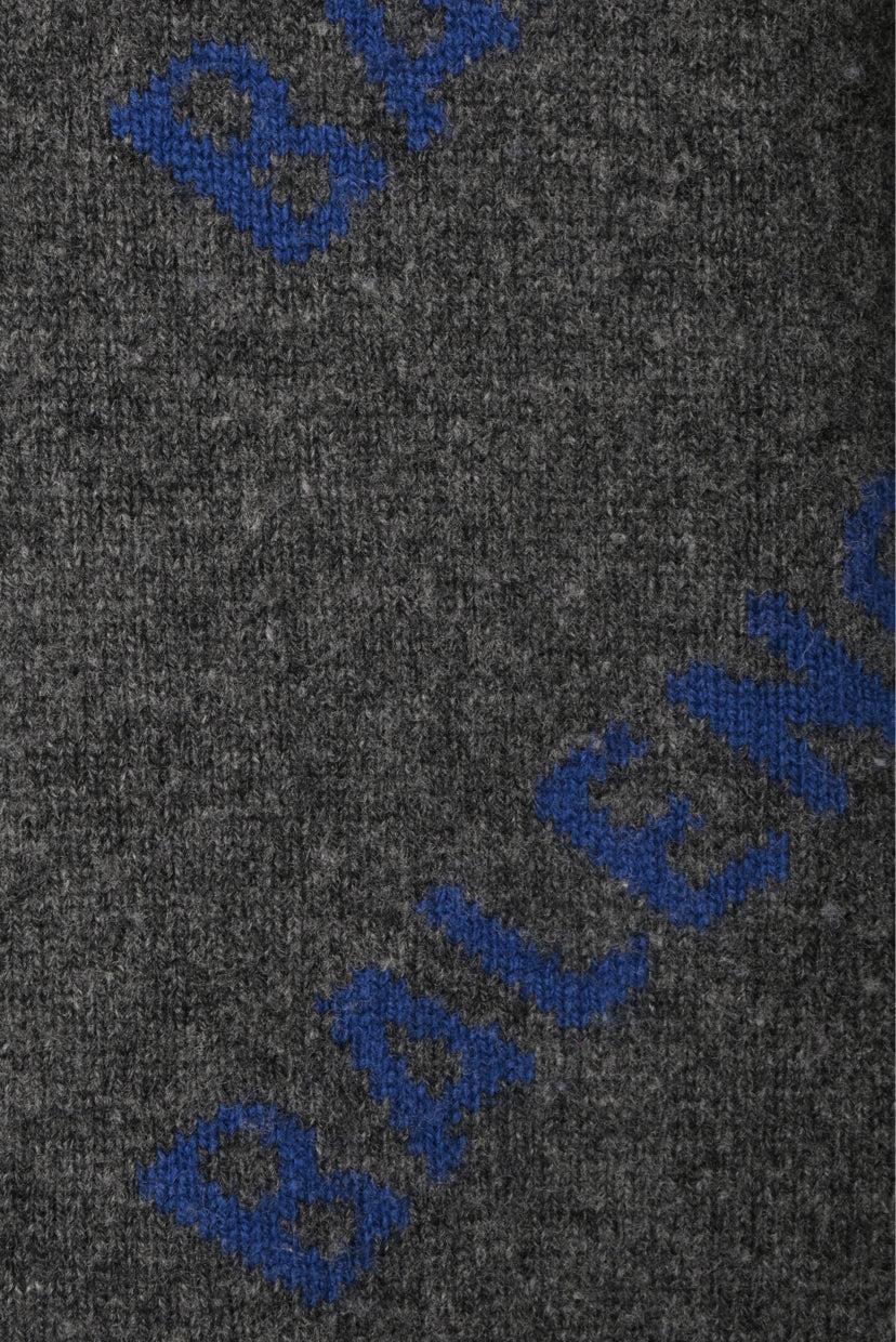 Balenciaga Size S Allover Logo Sweater