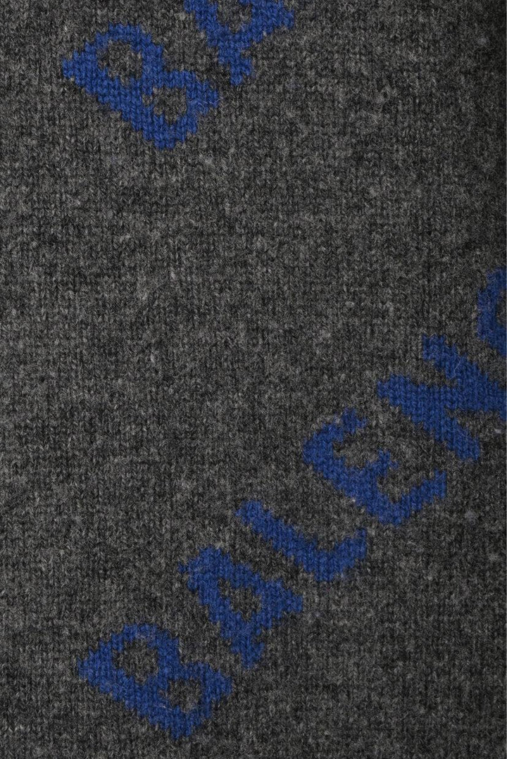 Balenciaga Size S Allover Logo Sweater