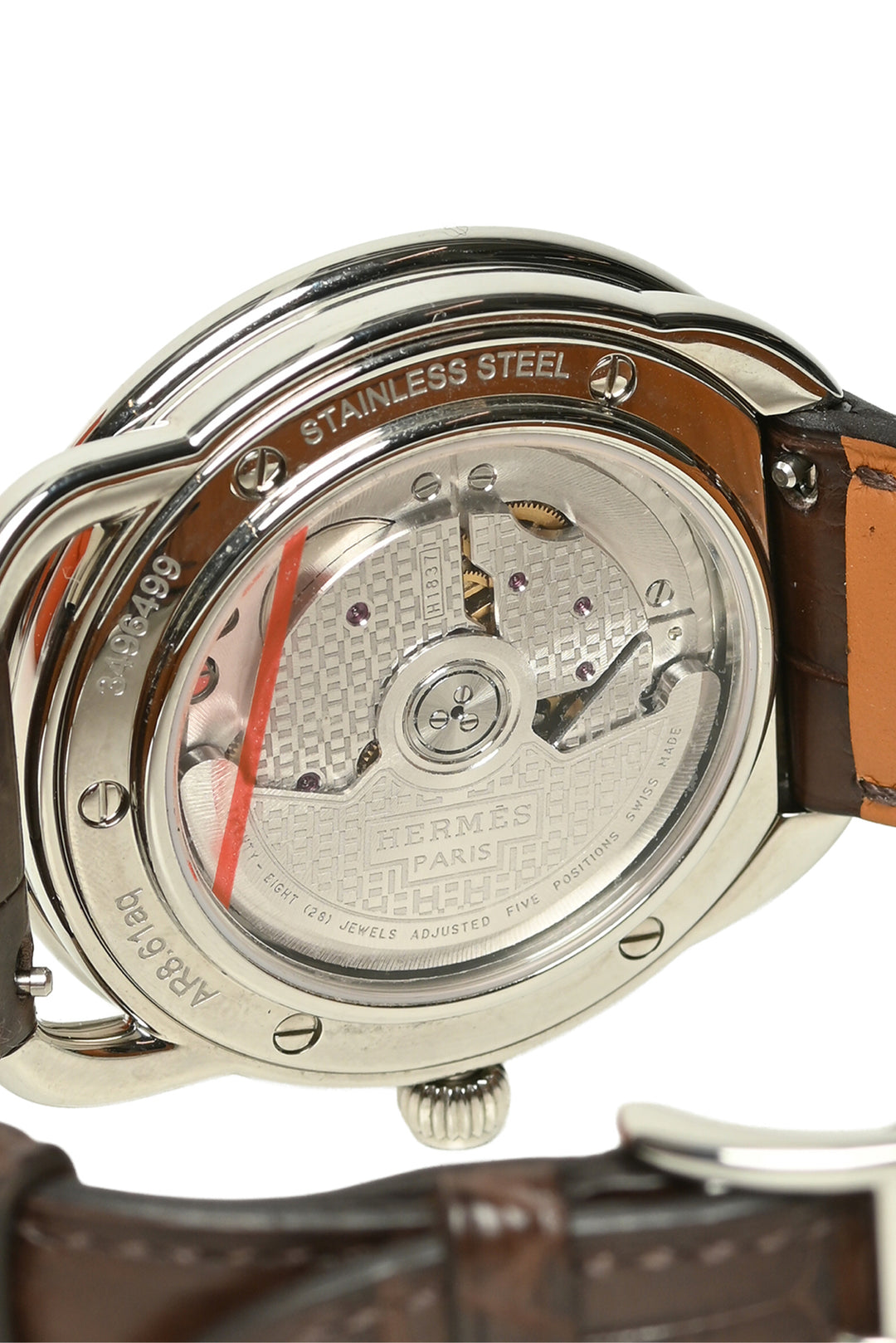 Hermes 2025 Alligator Strap Stainless Steel Arceau 40MM Automatic Watch
