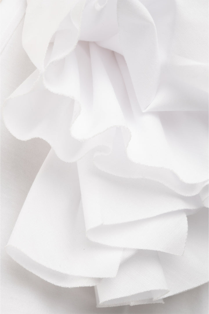 Dries Van Noten Size S Hena Ruffle Cap Sleeve Top