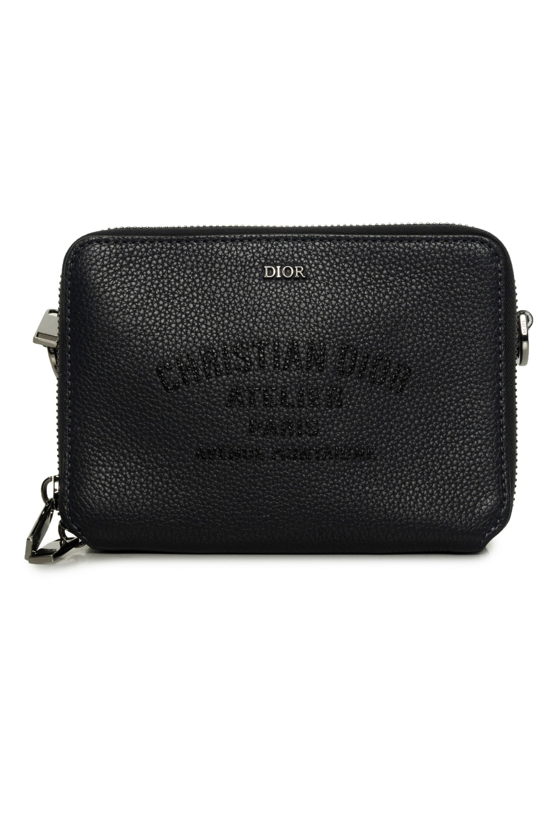 Dior Homme 2020 Leather Atelier Zip Pouch Crossbody