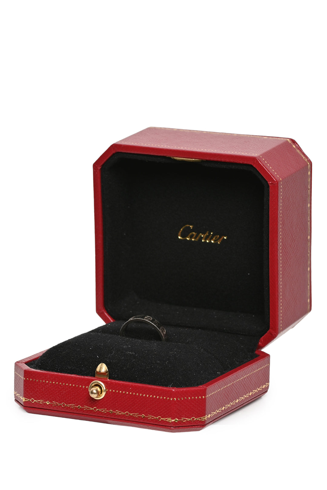 Cartier Size 5 18K White Gold Love Ring Small Model