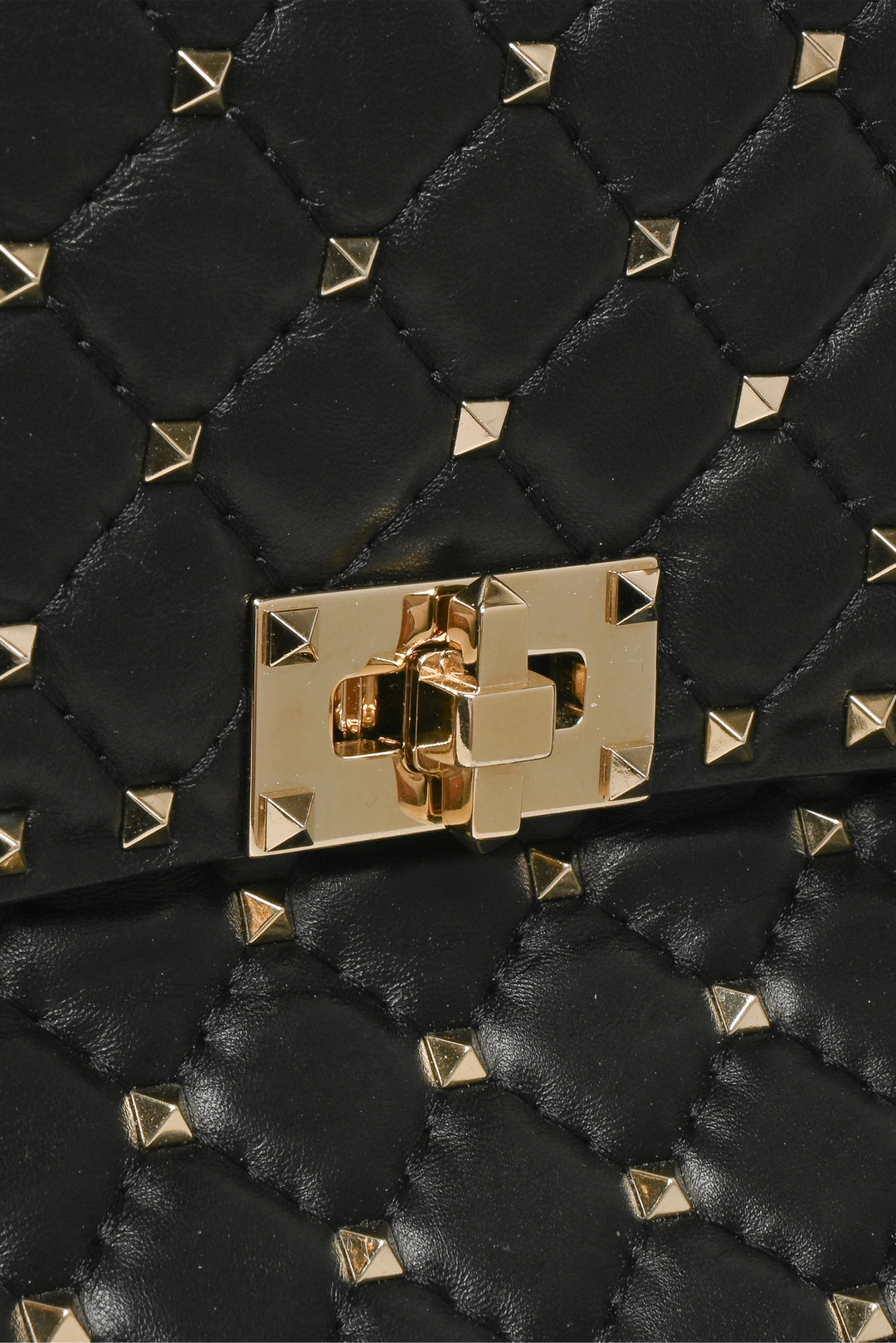 Valentino Large Rockstud Spike Nappa Leather Shoulder Bag