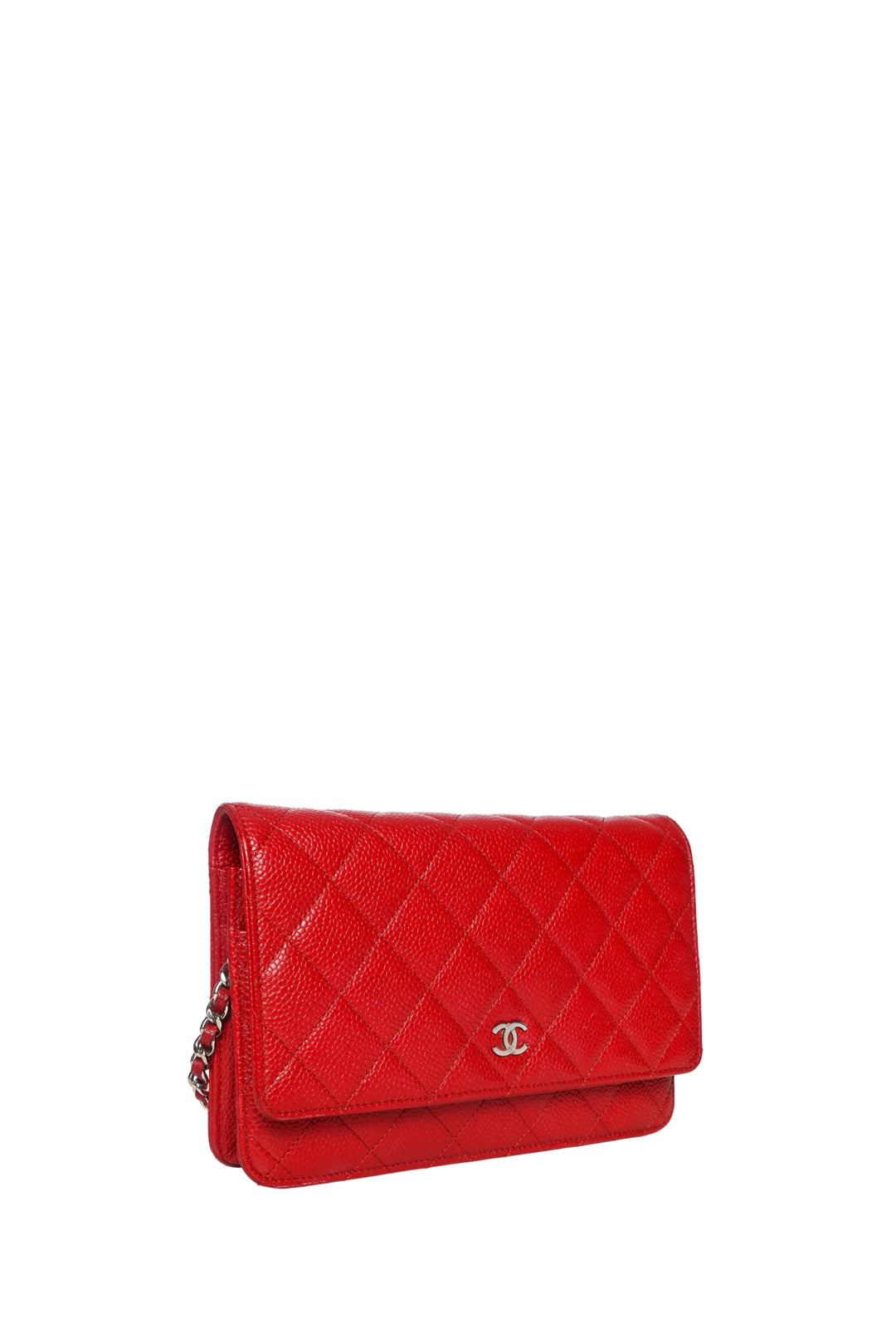 Chanel Caviar Classic Wallet on Chain