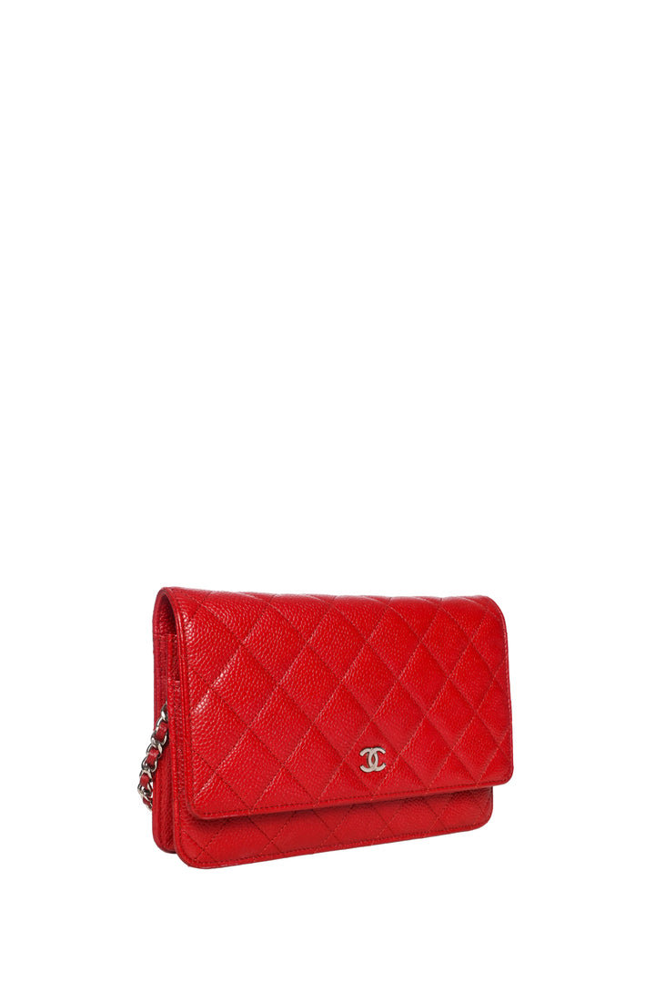 Chanel Caviar Classic Wallet on Chain