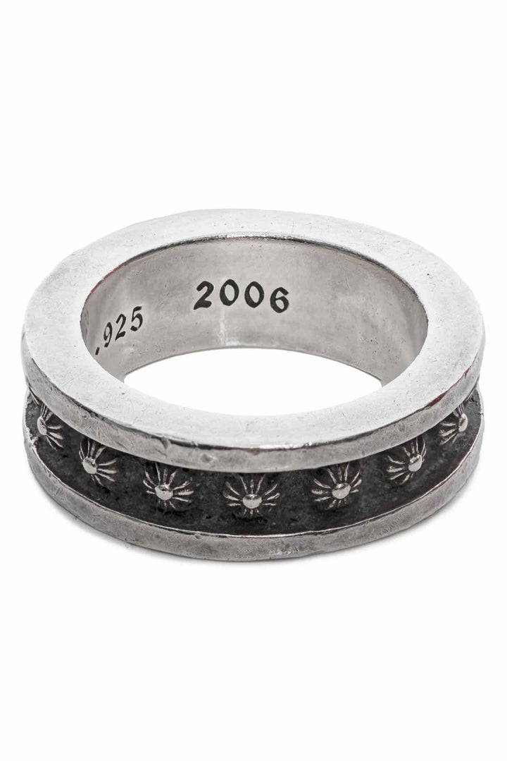 Chrome Hearts Tiny CH Plus Spinner Ring Size 7.5 Ring