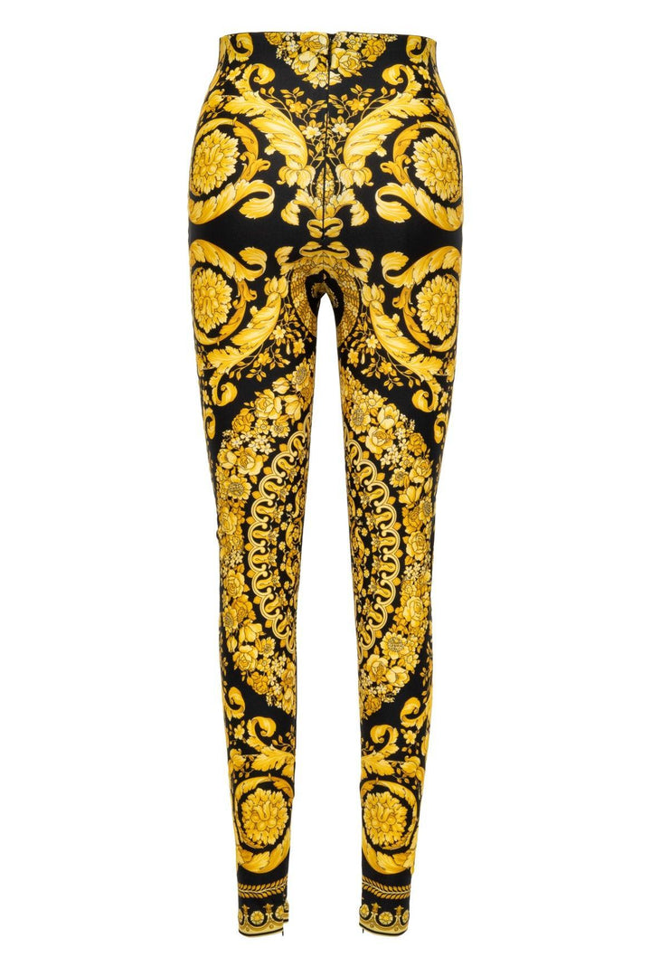 Versace Size 36 Tribute Baroque 1992 Printed Leggings