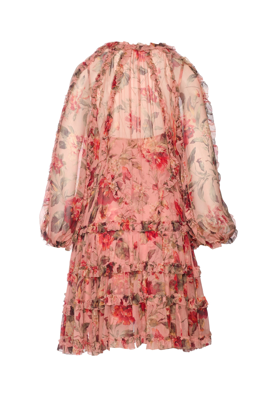 Zimmermann Size 3 Silk Floral Cassia Mini Dress