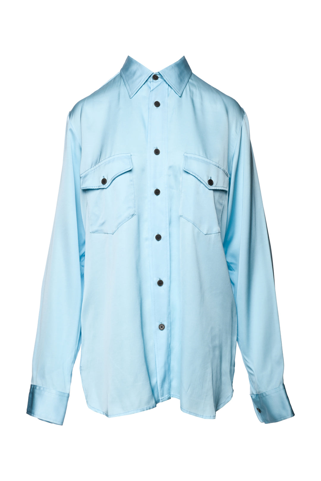 Dries Van Noten Size 42 Men's Fluid Shirt Long Sleeve