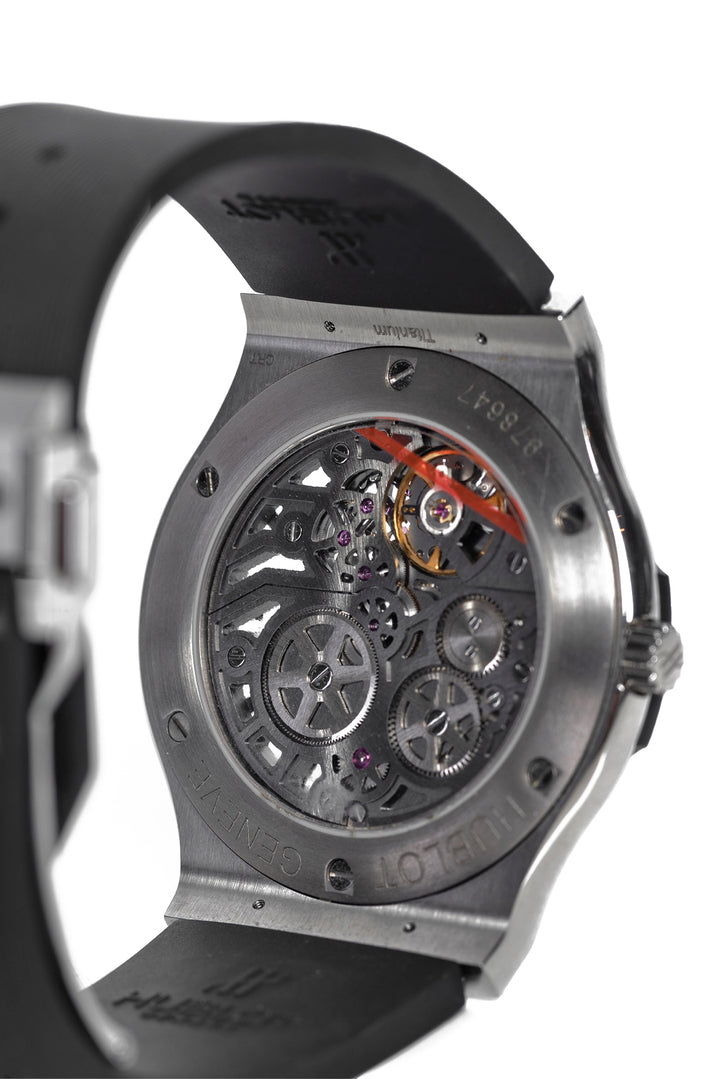 Men's Hublot Classic Fusion Ultra-Thin Skeleton Watch