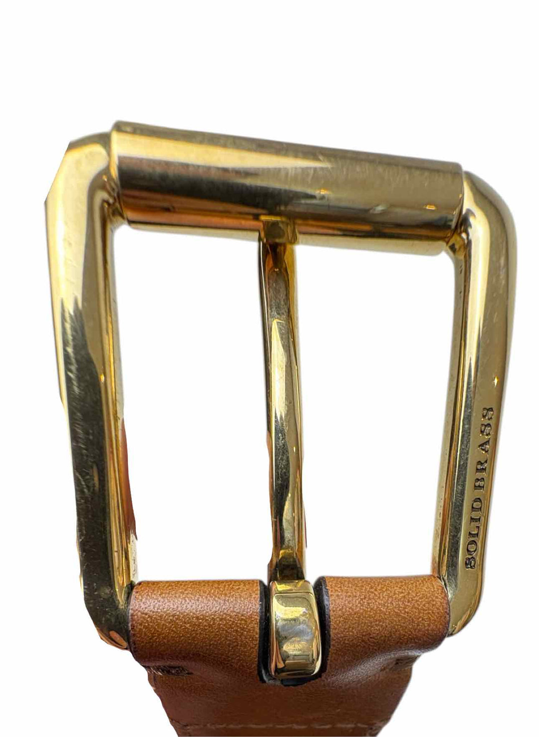 Burberry Size 40 Canvas & Leather Plaid Belt
