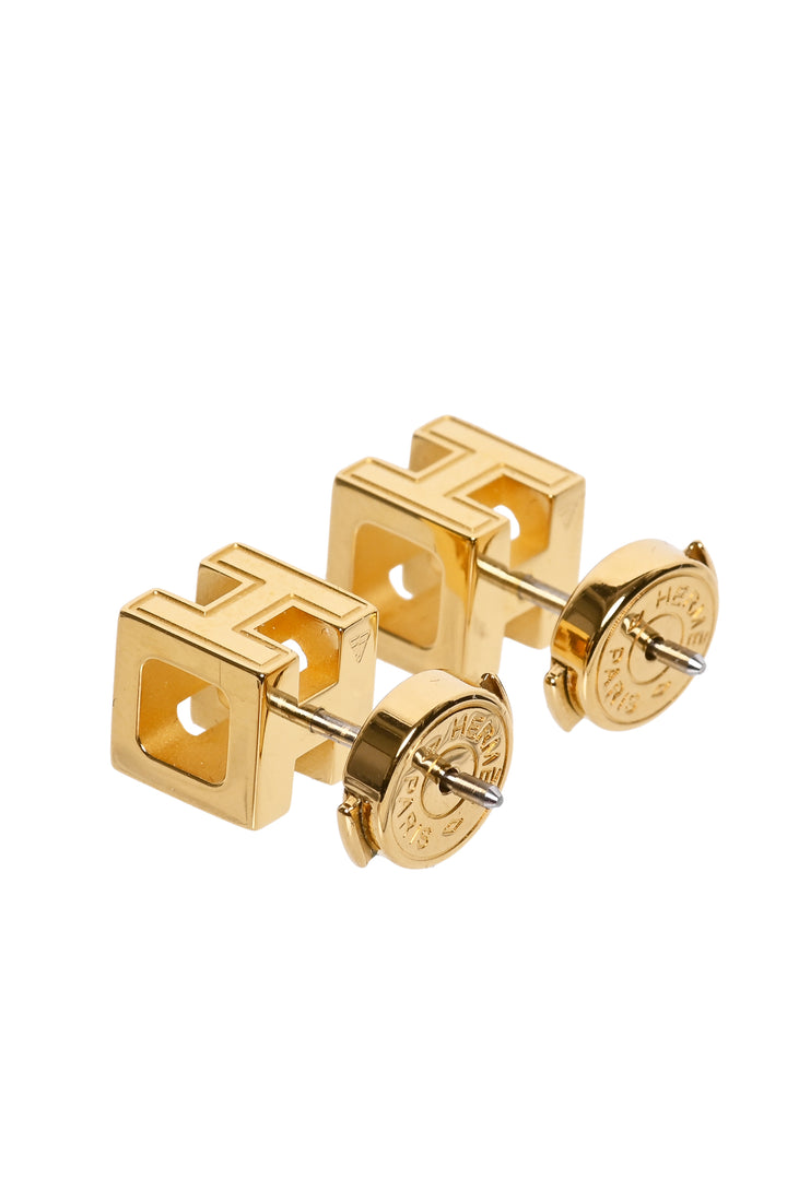 Hermes Cage D'H Stud Earrings