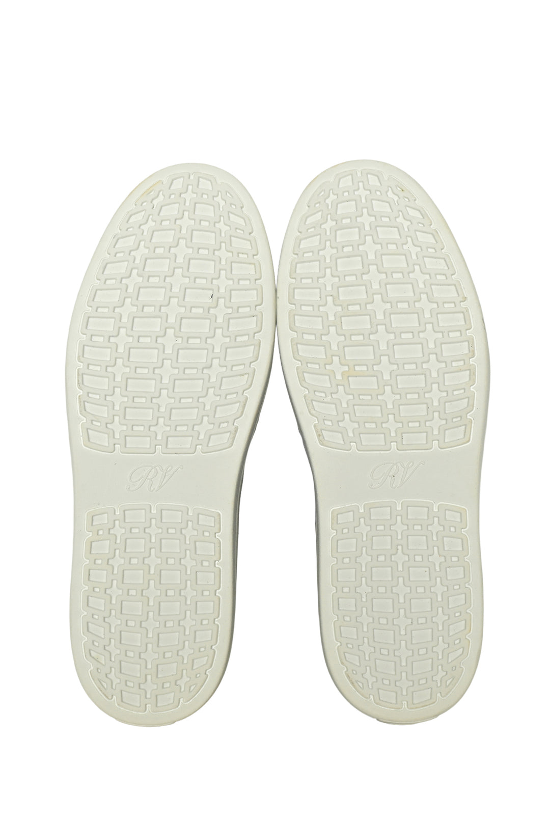 Roger Vivier Size 35 Leather Crystal Buckle Slip On Sneaker