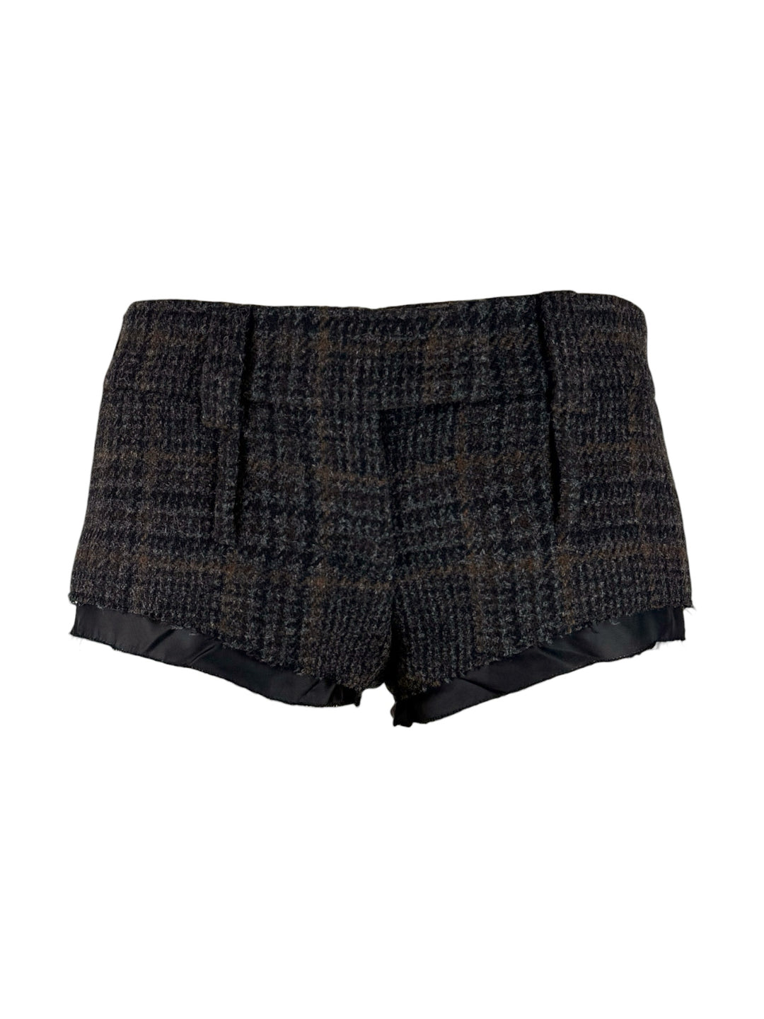 Miu Miu Size 36 2022 Plaid Mini Shorts