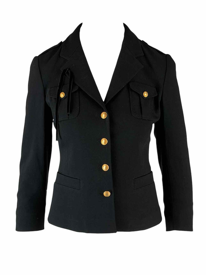 Prada Size 40 Vintage Military Style Jacket
