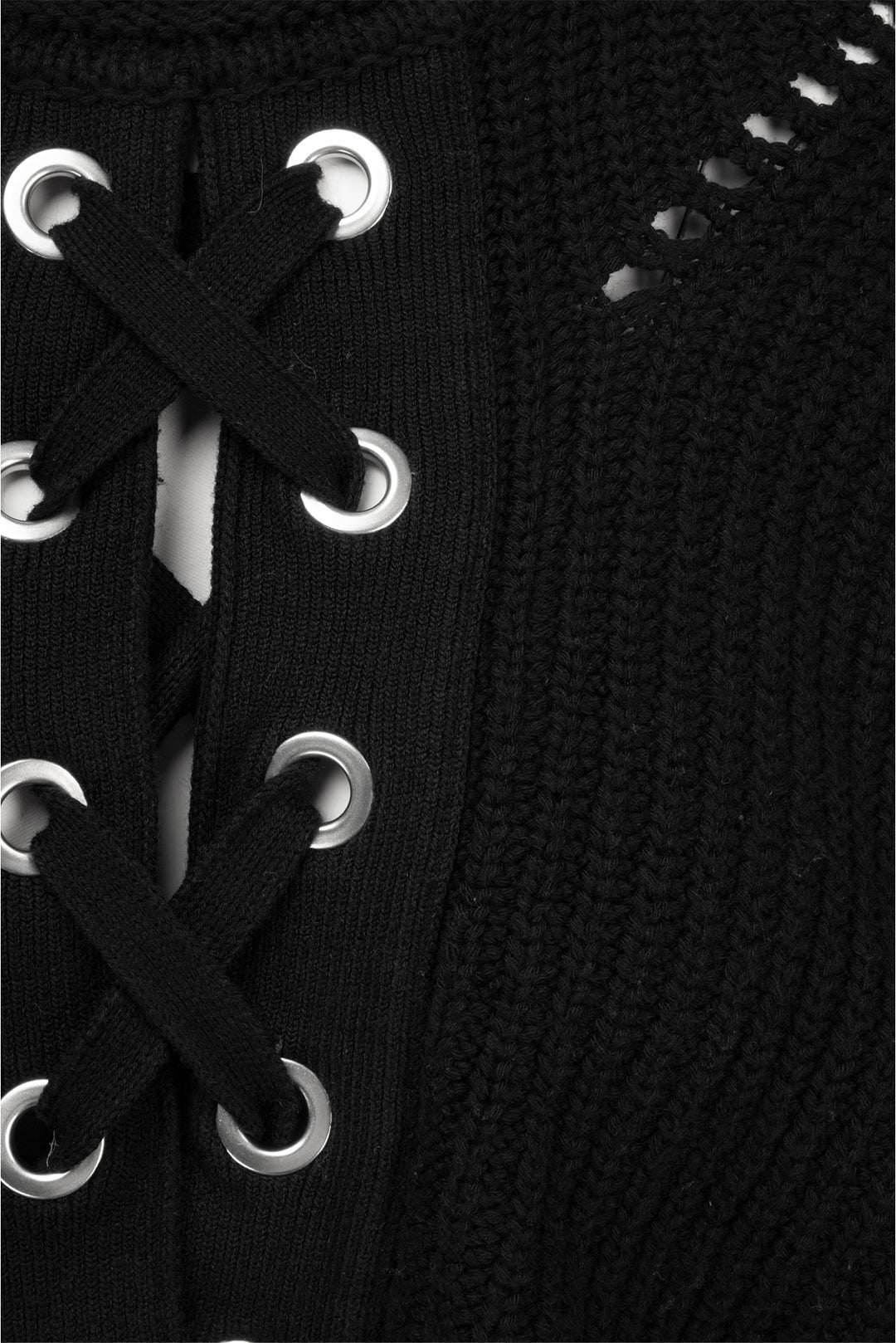 Isabel Marant Size 36 Lace Up Knit Sweater