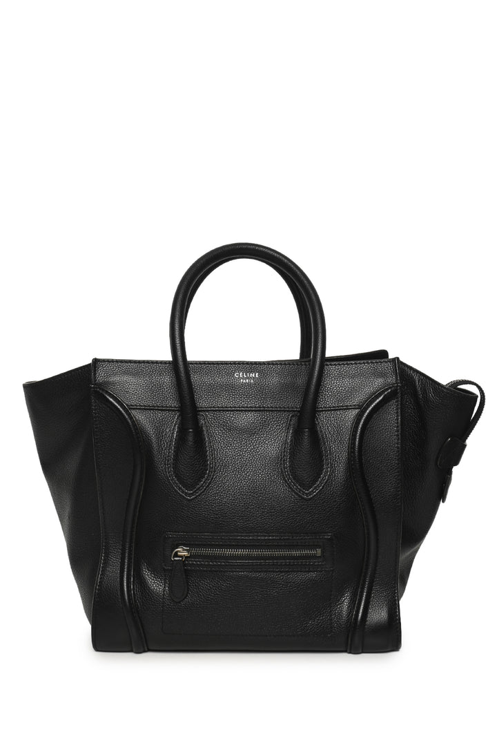 Celine 2013 Pebbled Leather Mini Luggage Tote