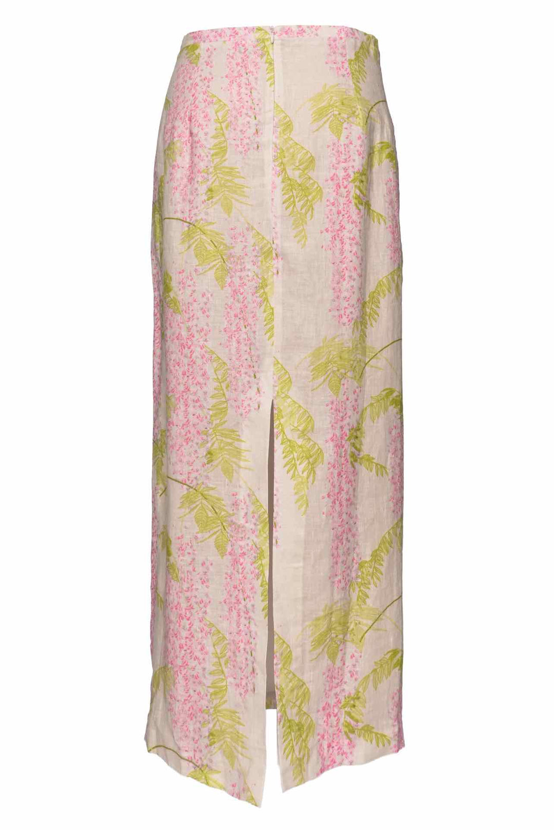 Bernadette Size 4 Norma Floral Linen Maxi Skirt