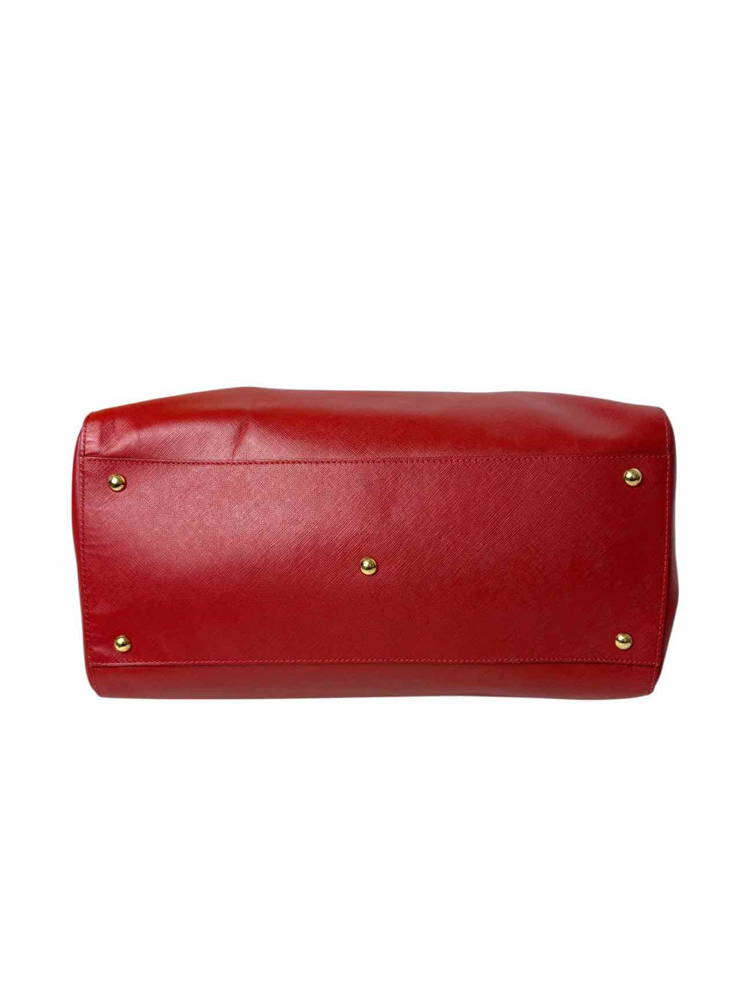 Ferragamo Gancini Red Leather Purse