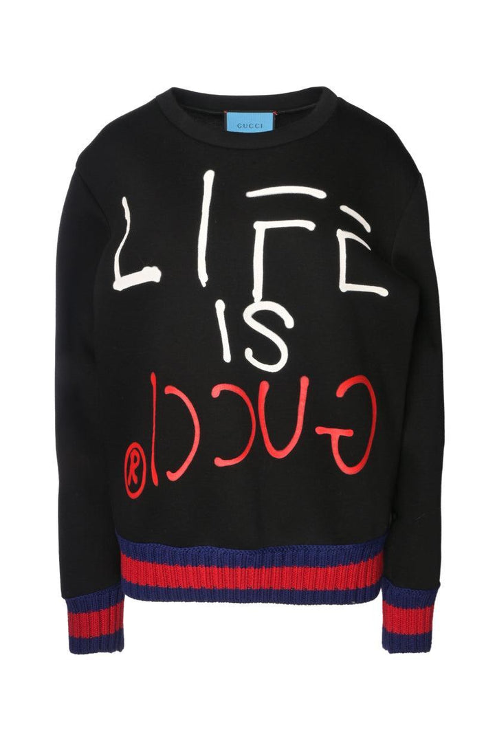 Gucci Size M Men's Life is Gucci Ghost Sweatshirt