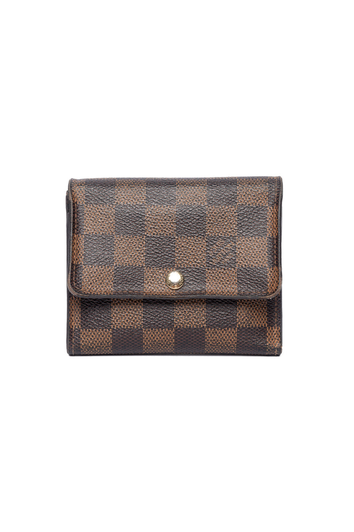 Louis Vuitton 2015 Damier Ebene Anais Wallet