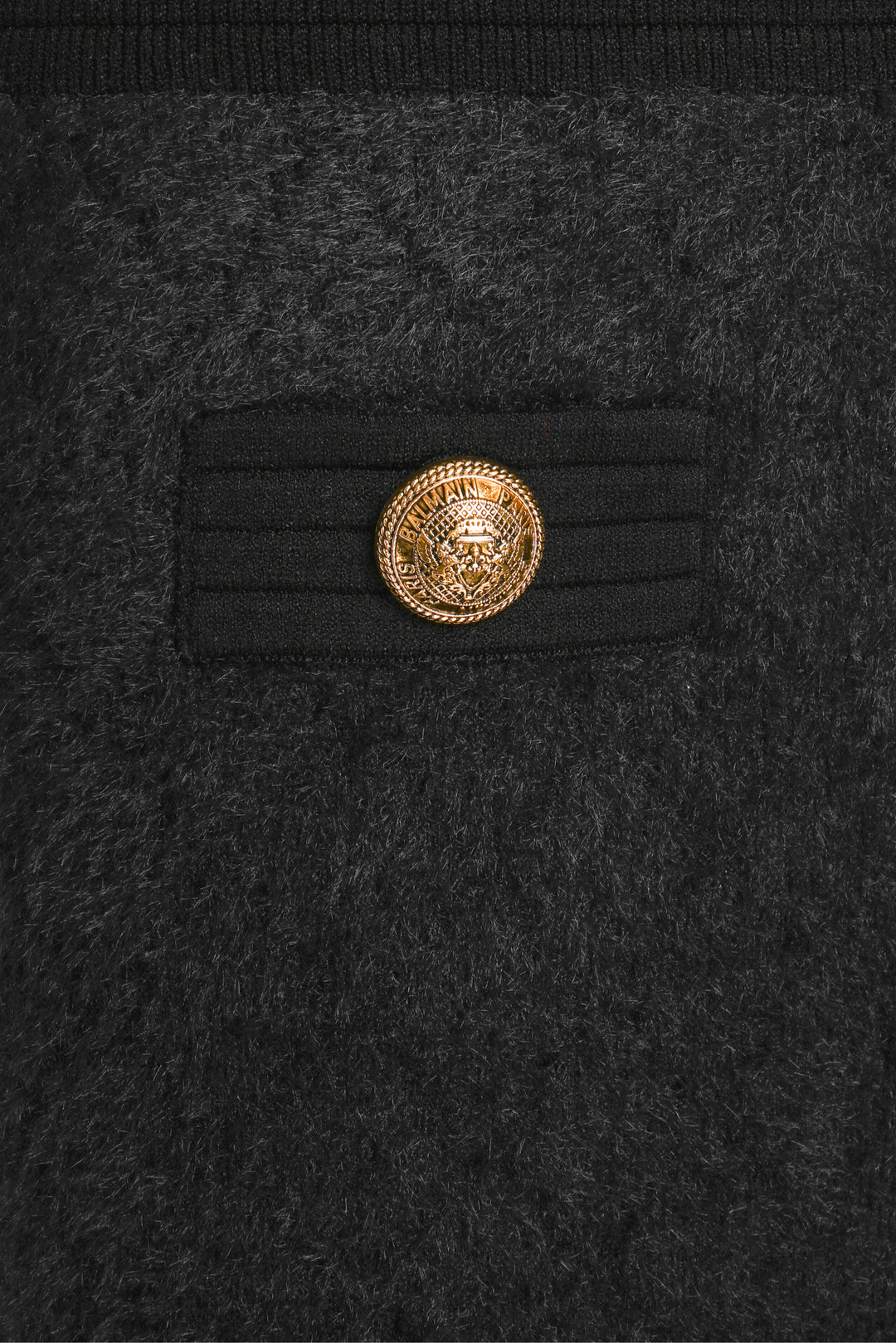 Balmain Size 36 Stretch-Knit Mini Skirt