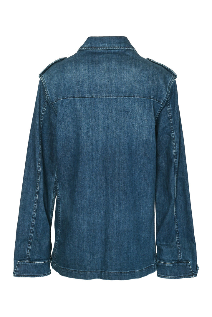 Nili Lotan Size M Denim Utility Jacket