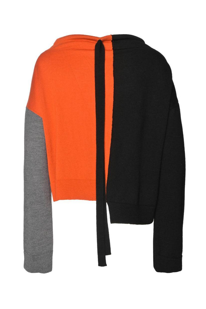 Marni Size 38 Colour Block Roll Neck Sweater