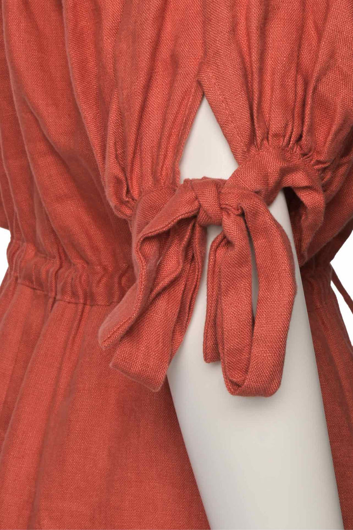 Eliza Faulkner Size M Linen Jumpsuit