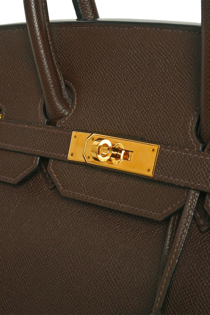 Hermes 2006 Birkin 35 in Chocolate Togo Leather