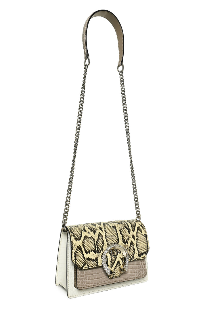 Jimmy Choo Python & Croc Embossed Madeline Crossbody