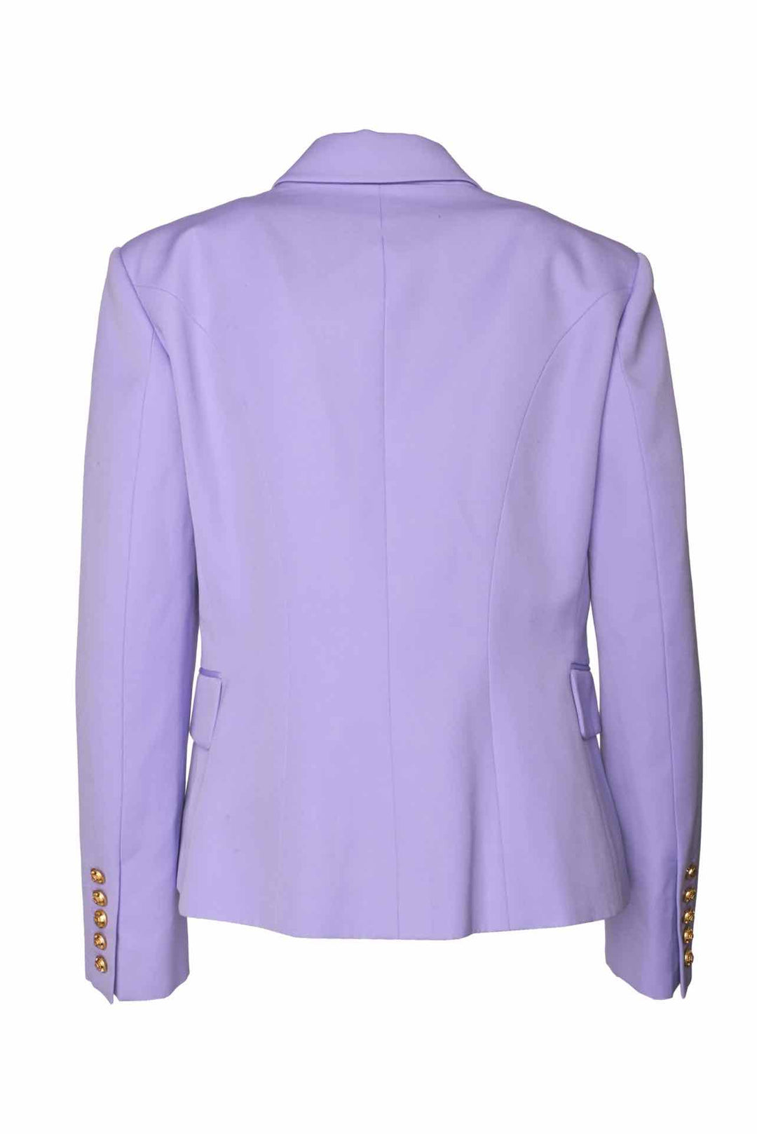 Balmain Size 12 Wool Double-Breasted Blazer