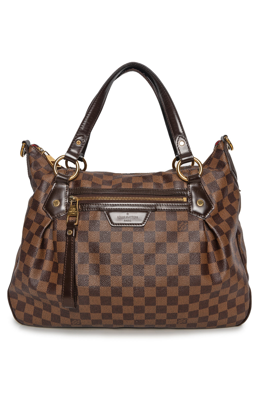 Louis Vuitton 2011 Damier Ebene Evora MM Shoulder Bag