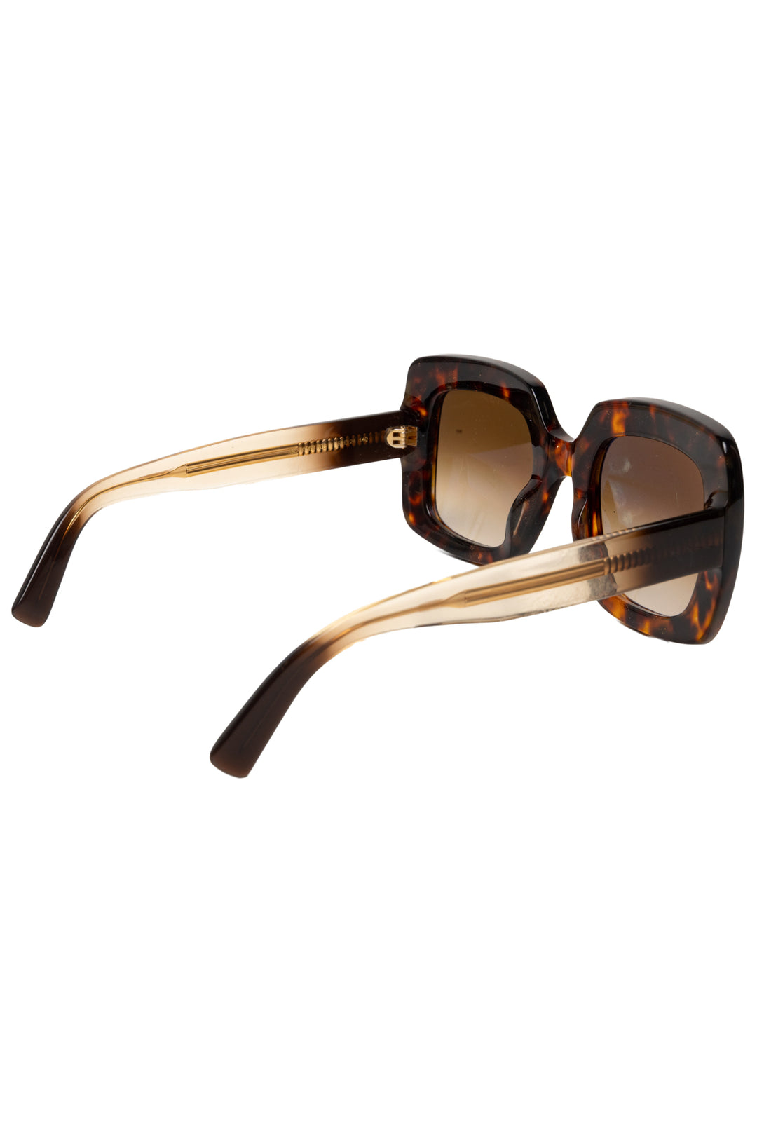 Boucheron BC0006S Tortoiseshell Square Sunglasses
