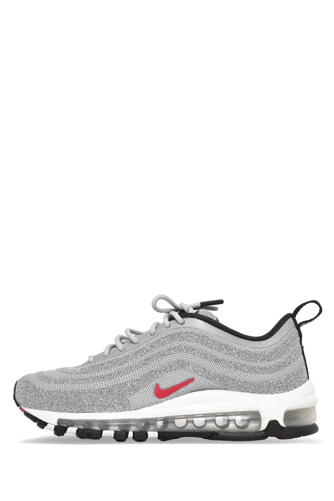 Nike Size 36.5 Air Max 97 LX Swarovski Silver Bullet Sneaker