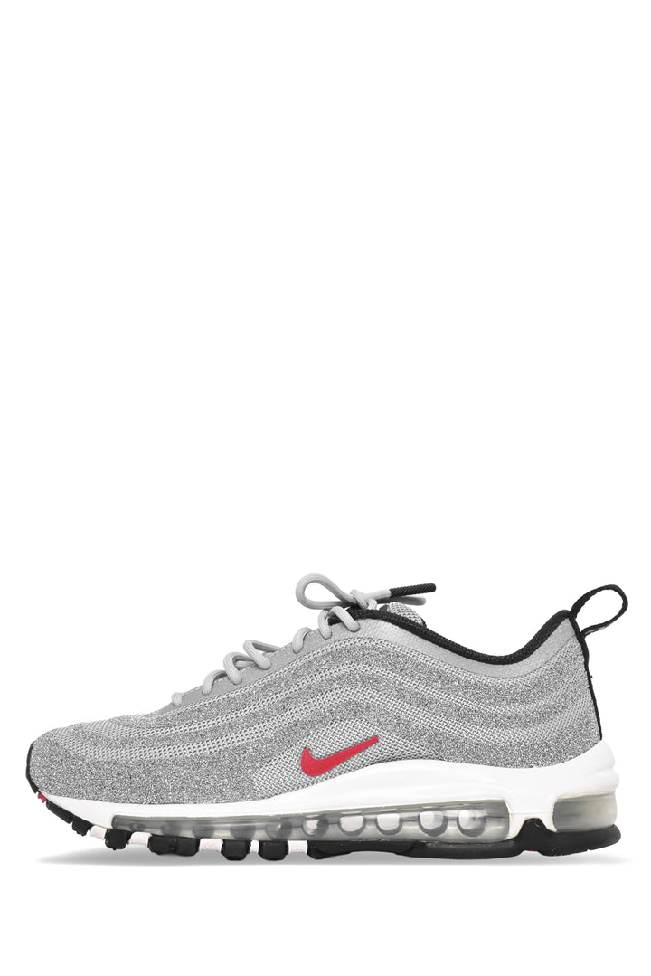 Nike Size 36.5 Air Max 97 LX Swarovski Silver Bullet Sneaker