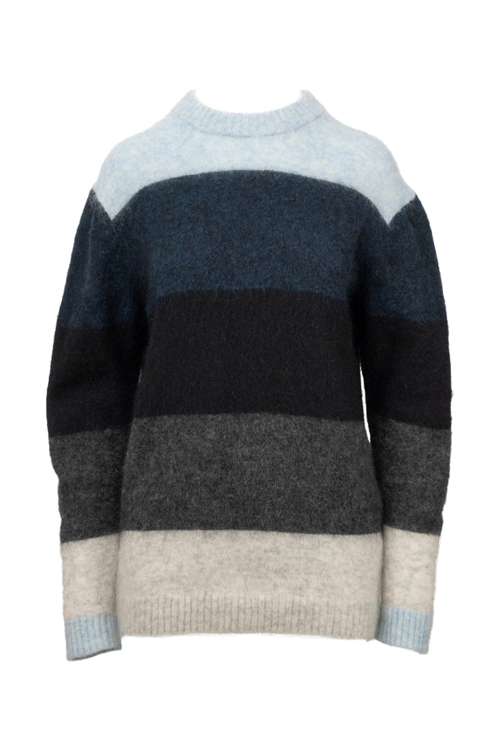 Acne Studios Size XS Albah Mohair Blend Colour Block Sweater