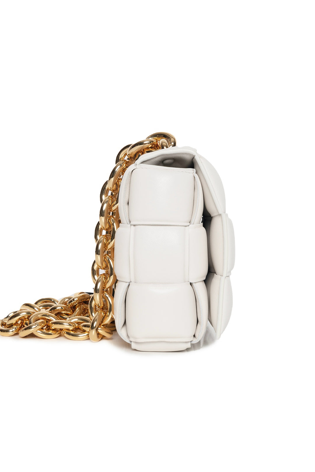 Bottega Veneta Chain Cassette Padded Intrecciato Leather Crossbody