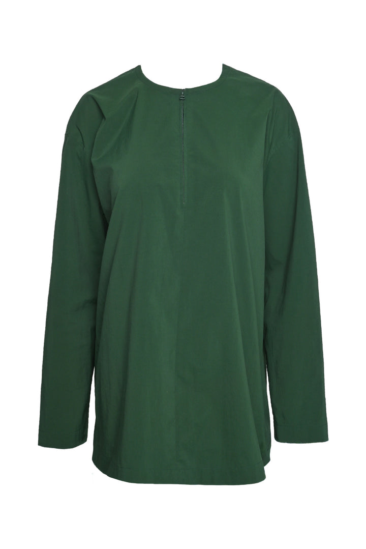 Issey Miyake Homme Plisse Size 3 Men's Quarter Zip Long Sleeve Shirt