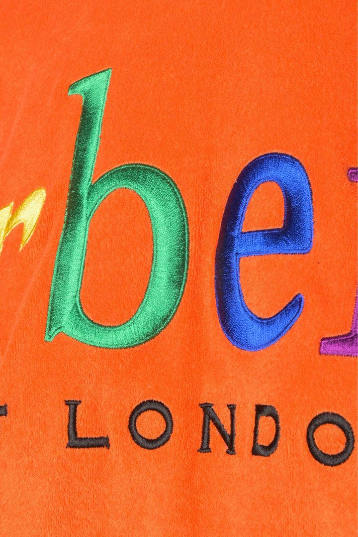 Burberry Size M Men's Rainbow Logo Terry Crewneck Sweater