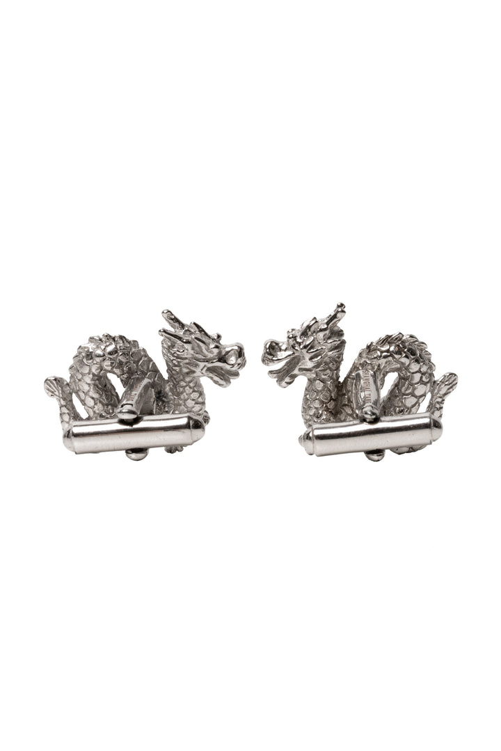 Shanghai Tang Sterling Silver Tang Dragon Cufflinks