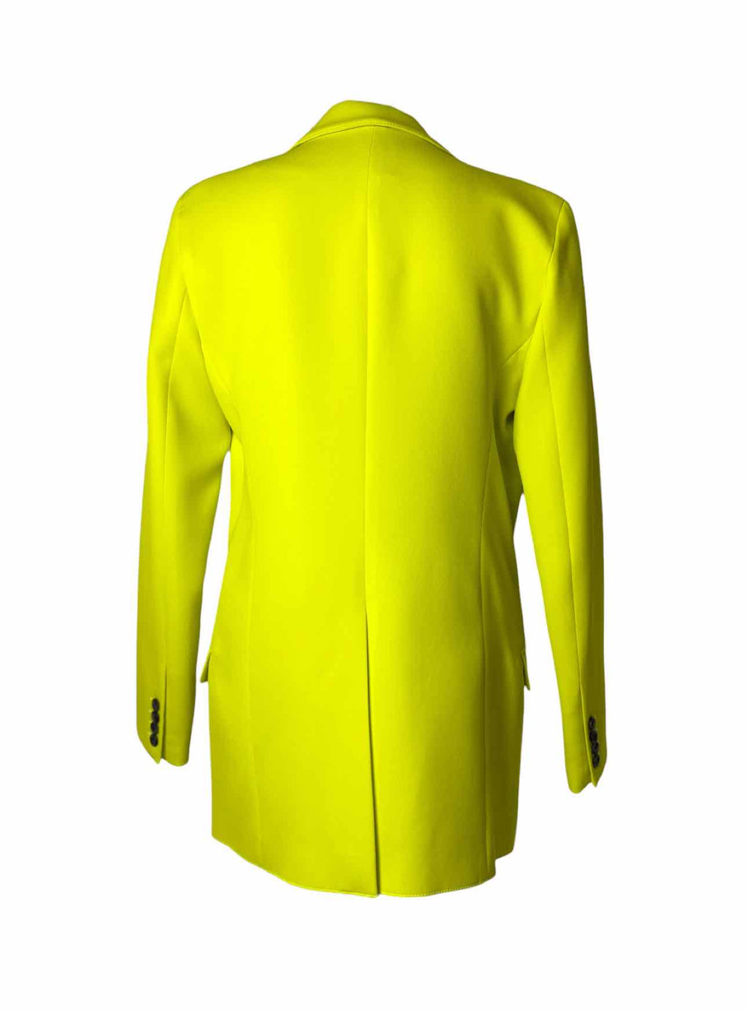 Smythe Size 8 Yellow Poly Blazer