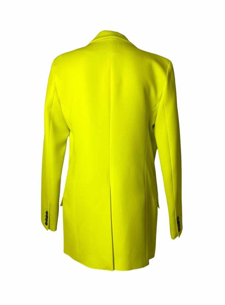 Smythe Size 8 Yellow Poly Blazer